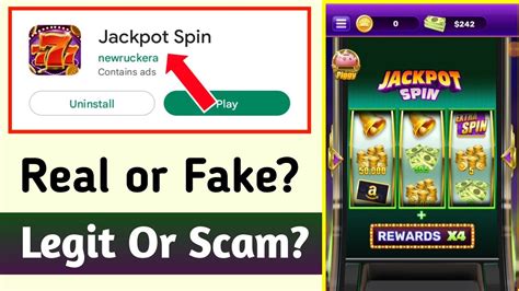 1 ☆, 1000000+ downloads) → Spin for the rewards. . Is the jackpot spin app legit